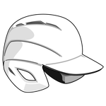 野球ヘルメット・白