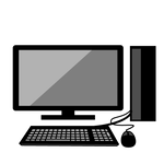 黒いパソコン