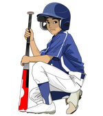 192野球ｲﾗｽﾄネクストバッター少年