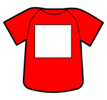 野球ユニフォーム_赤シャツ背中